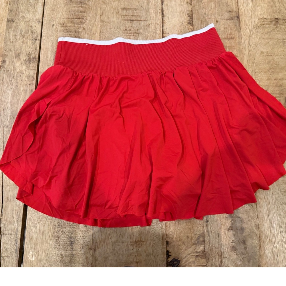 All in Motion Red Athletic Skort Medium Built-in Shorts Tennis Skirt Activewear